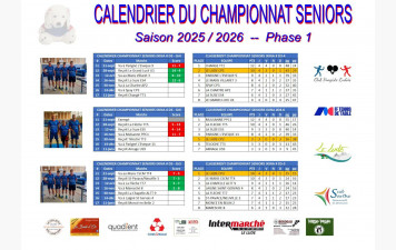 Dimanche 16 nov - Résultats des seniors